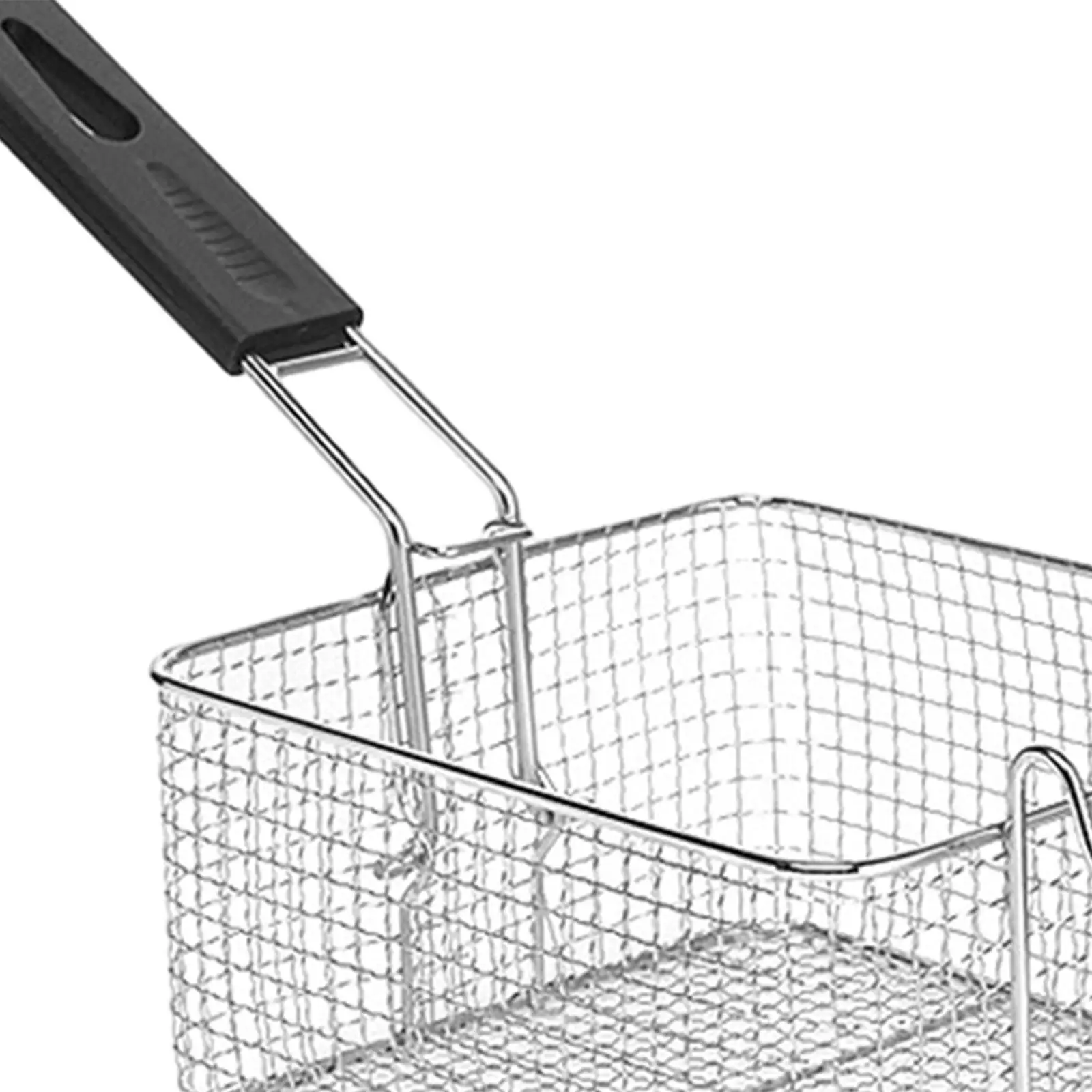 Stainless Steel French Fries Holder for Fryer, Portable French Fry Basket with