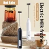 Wireless Electric Milk Frothers USB Recharge 3 Speeds Handheld Milk Foamer Mini Blender for Coffee Cappuccino Foam Maker Whisk 2