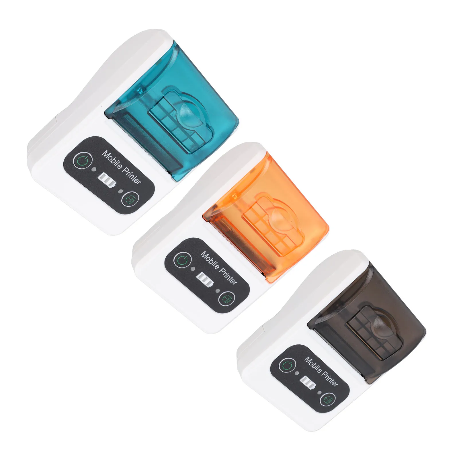 Bluetoothsmall Thermal Receipt Printer Versatile Toothed Blade Portable Thermal Receipt Ticket Printer Space Saving for Office