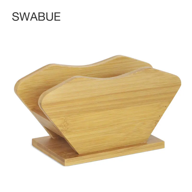 

New Bamboo Simple Coffee Filters Segmental Filter Paper Tissue Box Shelf Tools Reusable Household Wooden Storage Rack Stand