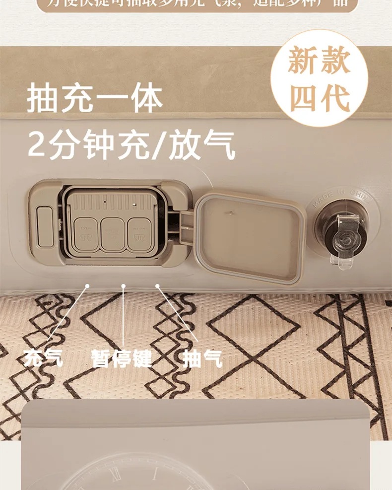 Description Picture 5 of itemCamp Comfort Inflatable Mattress Modern Portable Foldable Bedroom Mattresses Household Colchones De Espuma Outdoor Products