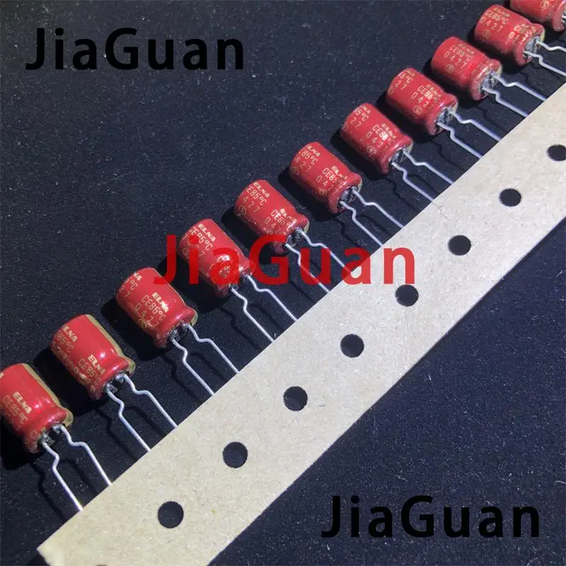 Elna Roa-capacitor Eletrolítico de Áudio 16v 16v 16v 47uf 16v 8x11.5 mm Roupão Vermelho Novo 10 Peças - Image 2