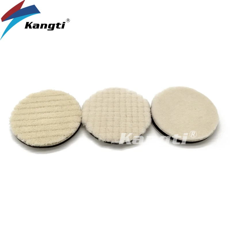 

3 lnch 5 Inch Japan Style Wool Polishing Pad Buffing Pads For Car Polisher Kits Wool Finish Polishing Pad Heavy Cutting