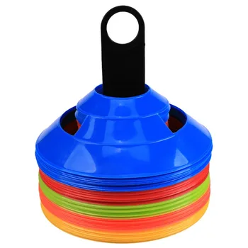 Good Quality Soccer Training Sign Dish Windproof Pressure Resistant Cones Marker Discs Bucket Football Training Sports Equipment