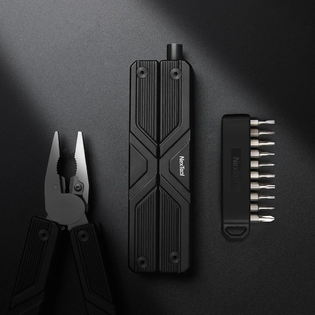 NexTool Gemini 충전식 전기 스크루 드라이버, 다기능 나이프, 자동 정밀 도구 키트, 포켓 멀티툴 플라이어, 13 in 1