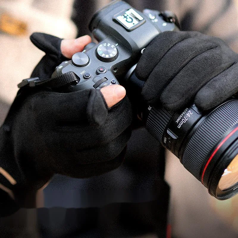 Nieuwe winter warm voor heren buiten fietsen suède pluche verdikte antislip handschoenen met touchscreen DY45_voghion.com
