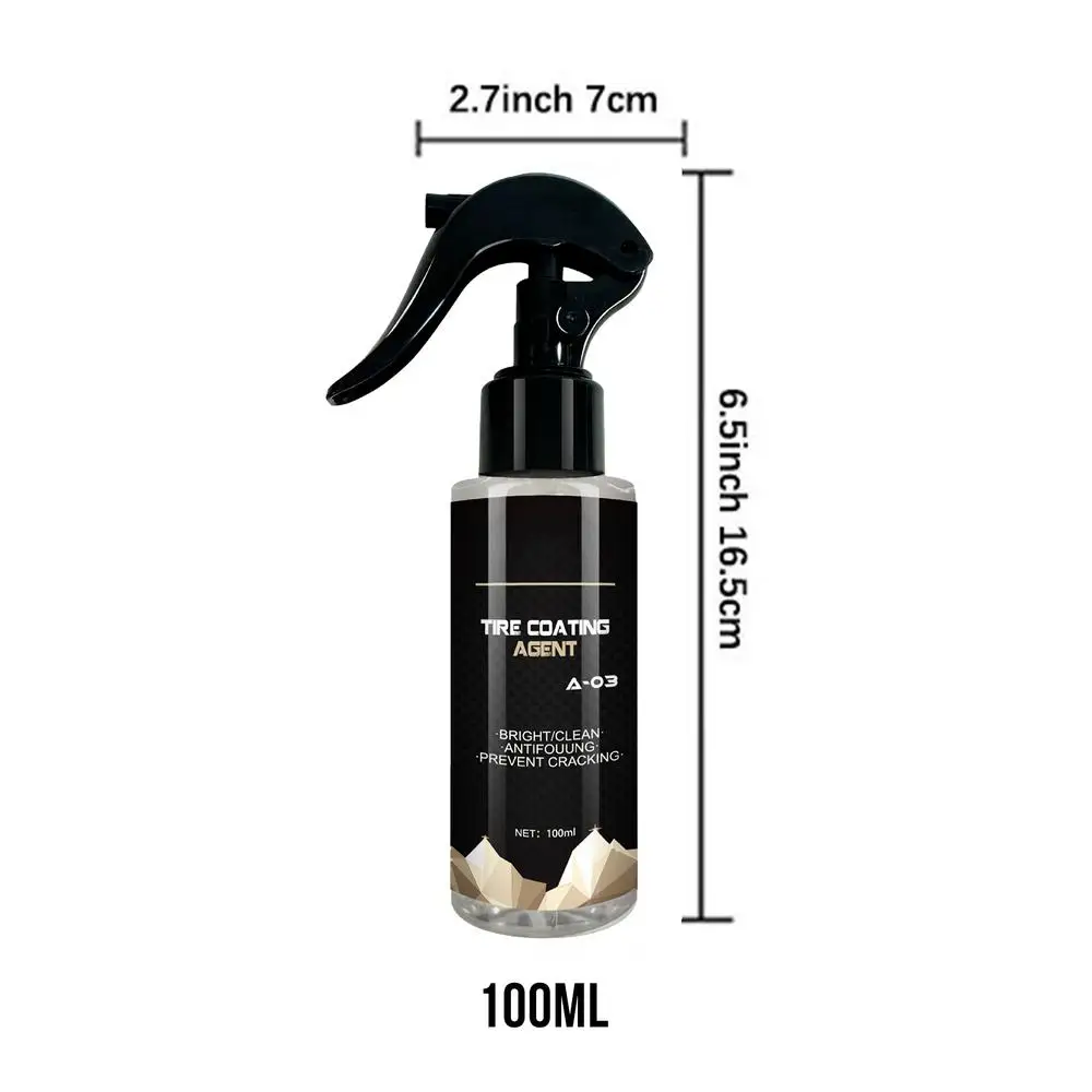 Car wheel polish spray auto rim dust remover liquid car tyre polishing  compound auto black shine wheel brake coating spray - AliExpress