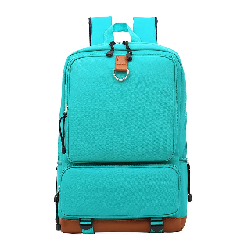 Large Capacity Backpack Men Laptop Backpacks 15.6 Oxford Black Solid High School Bags Teen College Boy Gril Student Backpack