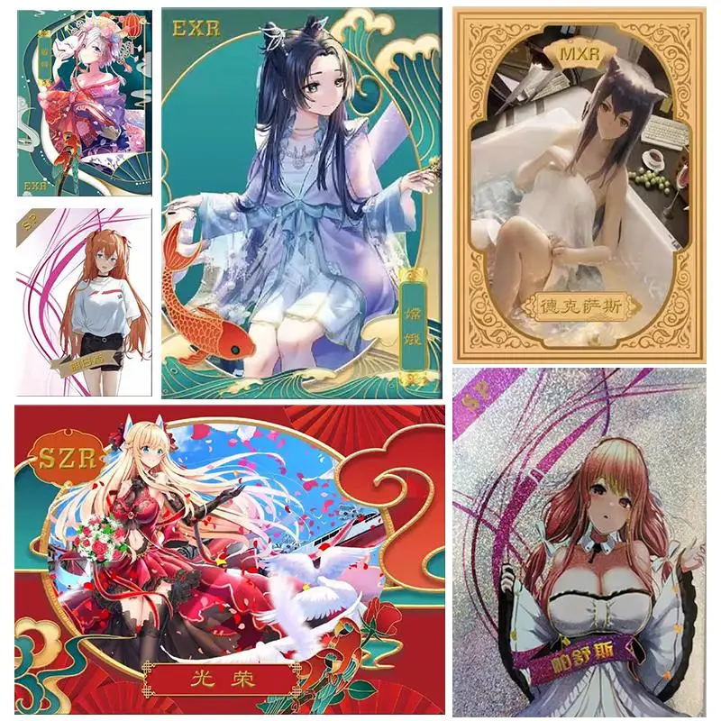 

Anime Goddess Story character KINOMOTO SAKURA IJN Taiho Uchiha Sarada Asuka Langley Soryu SP MXR EXR SZR series collection card