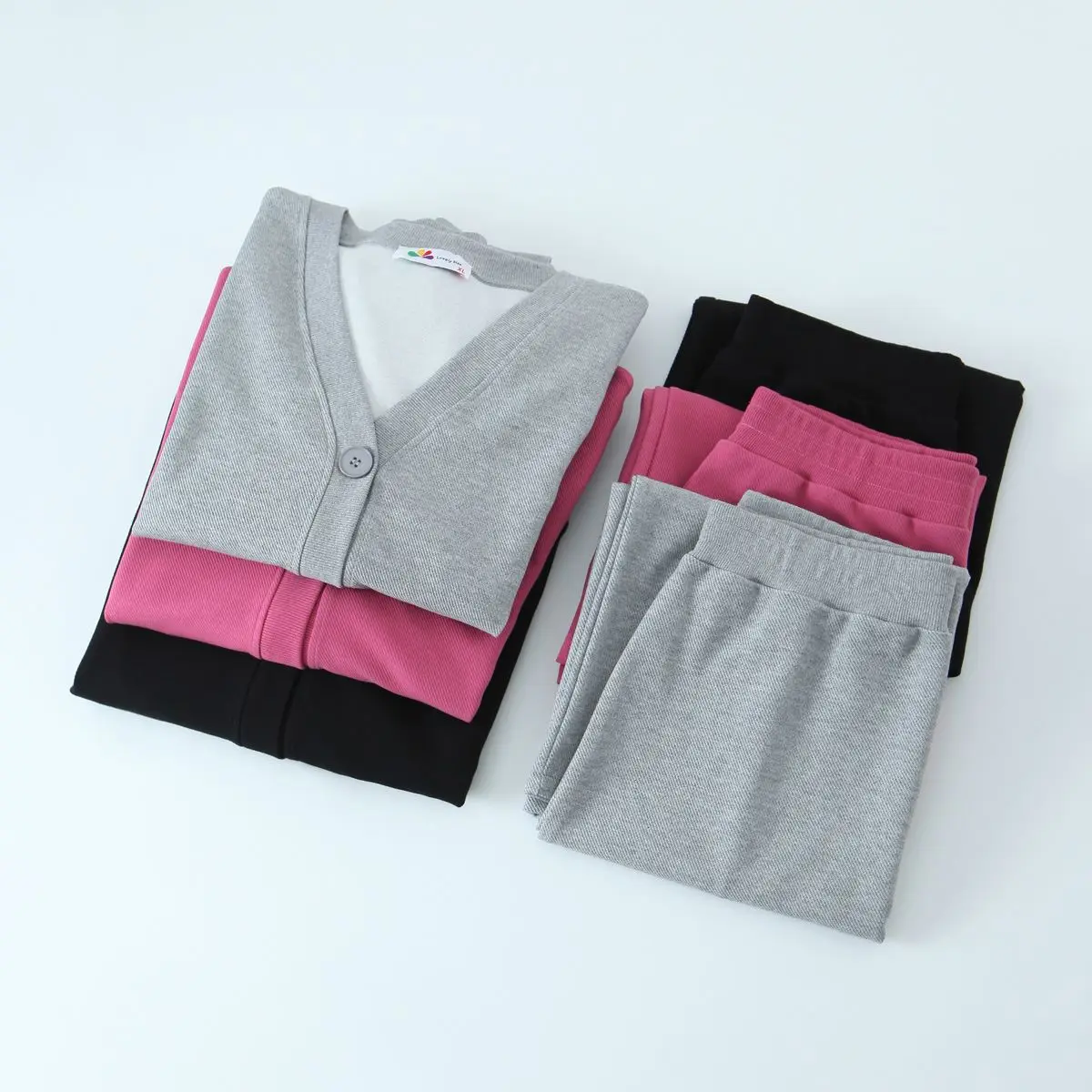 2023 Autumn Good Quality Clothes Women's Sets Plus Size Design Casual V-Neck Hoodie Coat Slit High Waisted Skirt Two Piece Suits