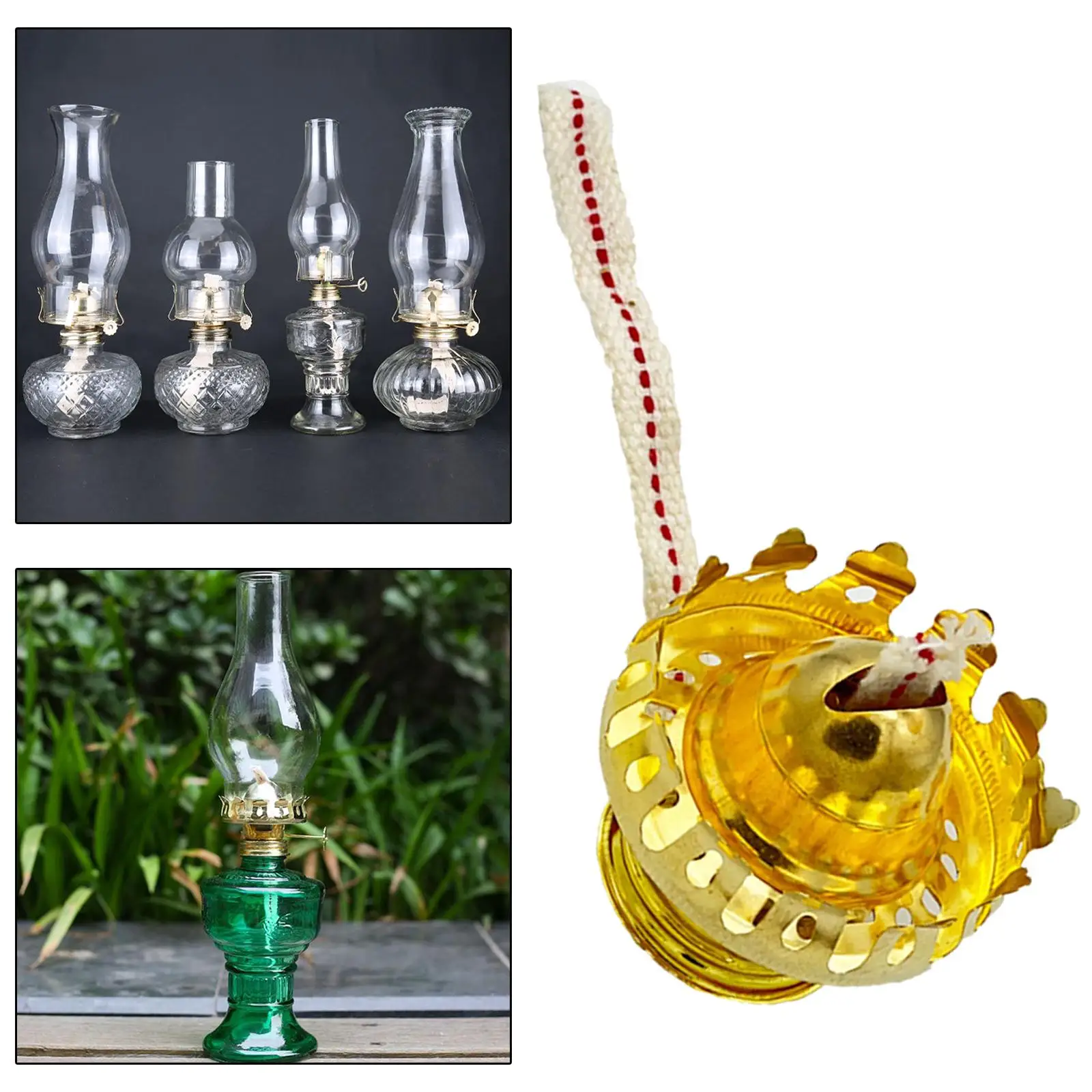 Chimney Holder for Oil Lamp Burner And Wick Holder , Option 2, 5cm
