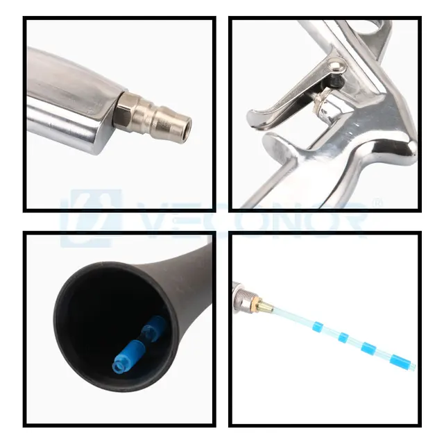 자동차 내부를 쉽게 깔끔하게 청소하는 Veconor 세차용 에어 블로우 건