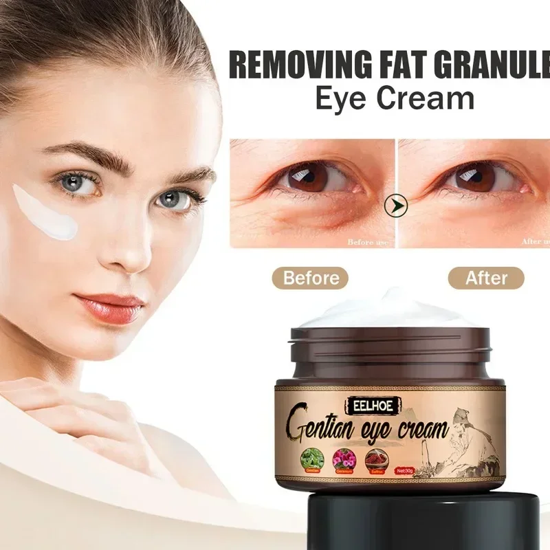 Eyes Cream Improve Eye Bag Fade Eye Fine Lines Lifting Firming Moisturizing Serum Removes Fat Granules Anti-Puffiness Eye Care ansaligy лифтинг сыворотка для лица увлажняющая с сусальным золотом и янтарем moisturizing lifting serum with gold flakes and amber granules