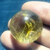 Natural Stone Golden Quartz Rutilated Sphere Polished Crystal Ball Decoration Rock Gift Reiki Healing 4