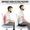 Travel Seat Cushion Memory Foam U-Shaped Pillow for Chair Cushion Pad Car Office Hip Support Massage Orthopedic Pillow 4