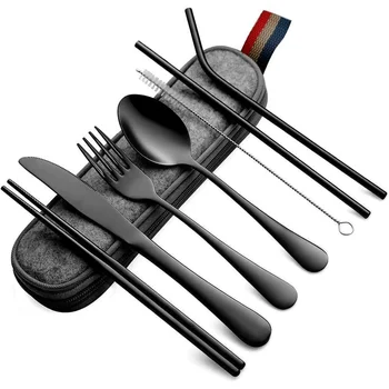 8-Piece Portable Cutlery Set 1