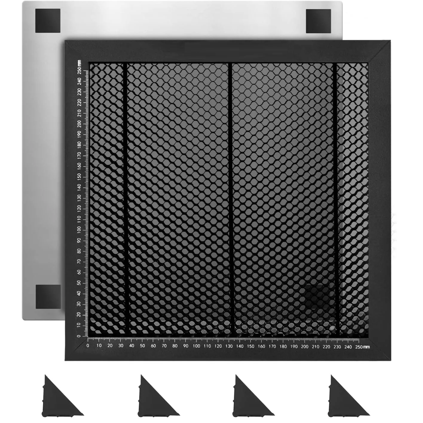 Table De Travail En Nid D'abeille En Aluminium Pour Graveuse Laser CO2 - 300x300x22 Mm - Alliage Robuste