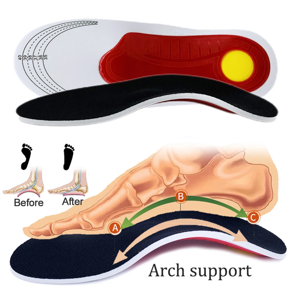 Orthotic Insole Arch Support Flatfoot Orthopedic Insoles For Feet Ease