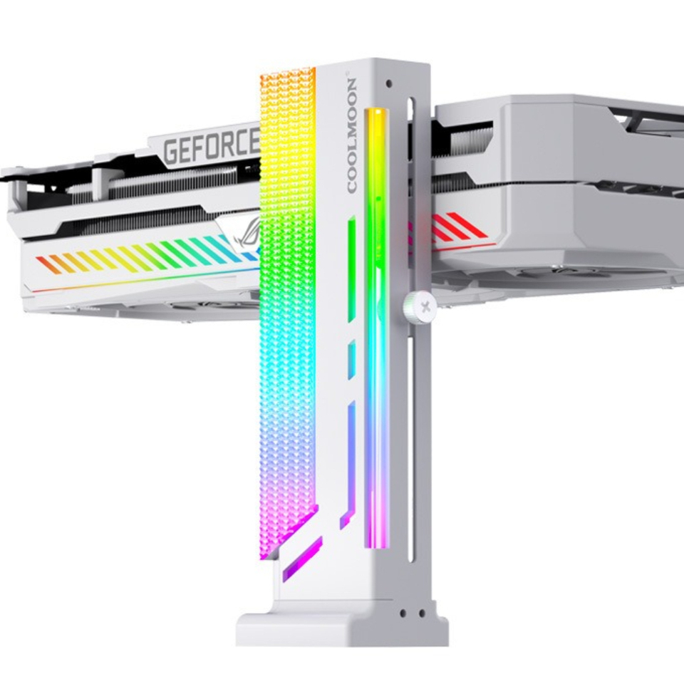 ARGB Graphics Card GPU Support 5V 3Pin Addressable Aluminum GPU Video Card Sag Bracket Adjustable Screw Brace PC Case Accessory