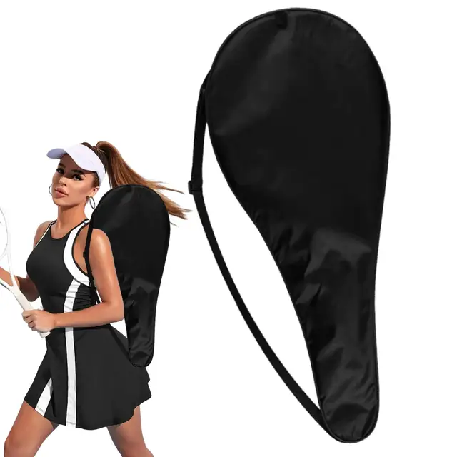 Tennis Racket Bag Storage Bag Badminton Racket Badminton Racquet Shoulder Organizer Tennis Training Equipment Carrying Pouch for 2