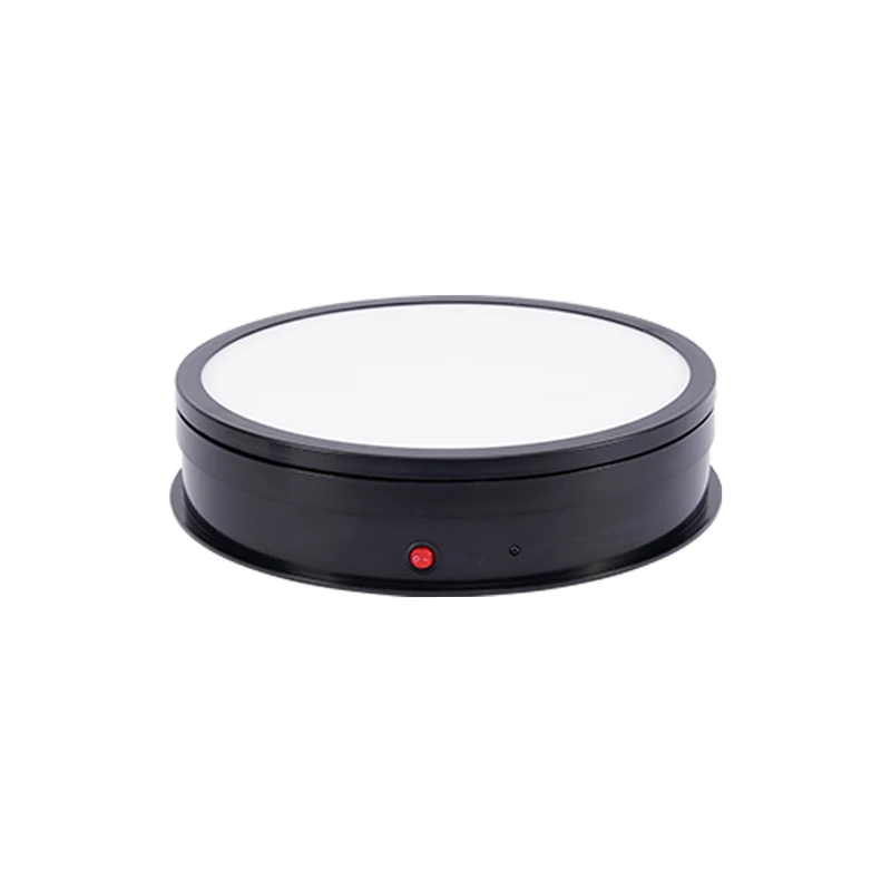 30cm Colorful Luminous Intelligent Remote Control Display Stand RGB Color Live Broadcast Rotary Exhibition Table 36kg Turntable