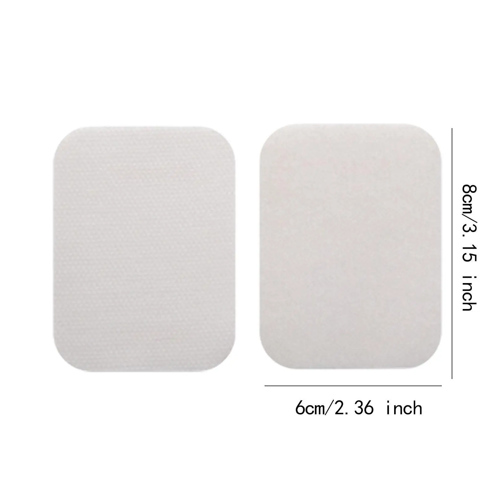 10 Pair Hook and Loop Strips with Sticky Hook and Loop Tape Back Sticky Fasten for Mats Clothing Mattresses Office Home