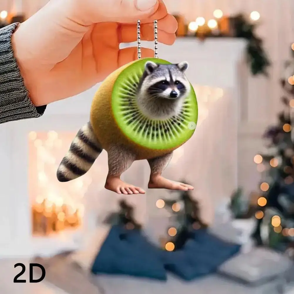 Funny Italian Brainrot Animals Keyring Accessory