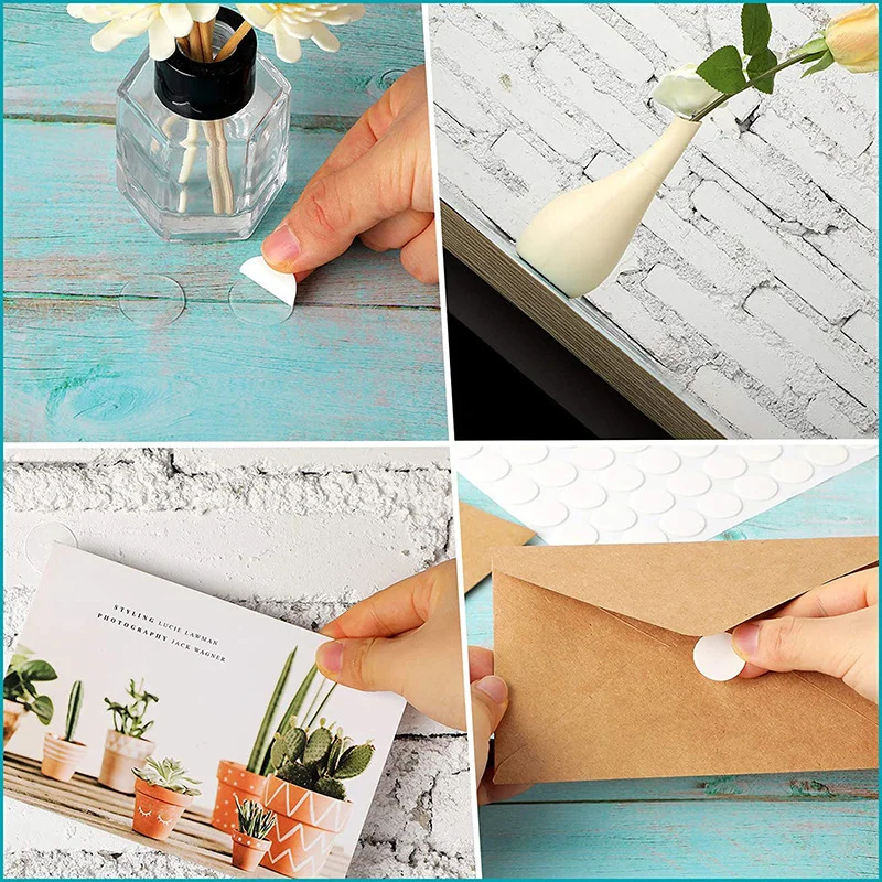 50/70 قطعة نانو جل حصيرة شريط شفاف مستدير Traceles...