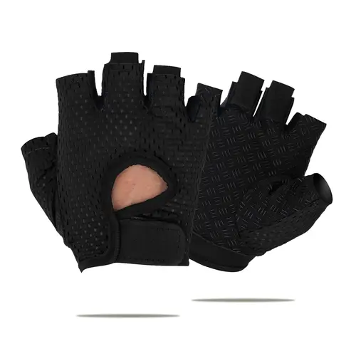 WRELS Gym Fitness Gloves For Women, Breathable Half Finger Anti-Slip Gloves For Bicycle Cycling Weight Lifting Yoga - Image 8