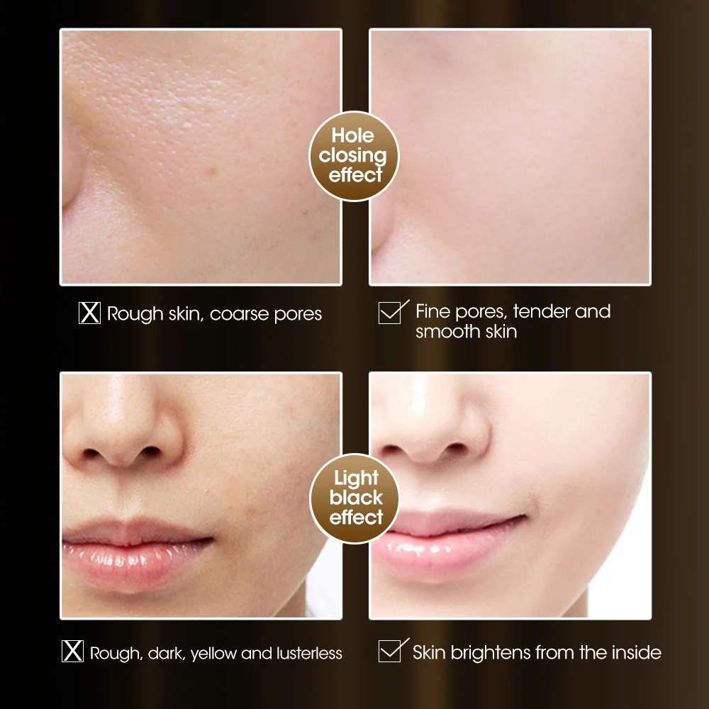 30/60PCS Fullerene Placenta Capsule Essence Moisturizing Brightening Firming Skin Repair Essence Hyaluronic Acid Facial Serum 4
