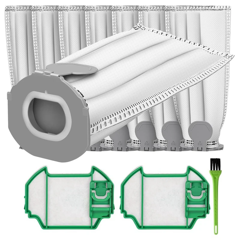 

Accessories Vacuum Cleaner Bags For Vorwerk VK7, 8 Pcs Dust Bag And 2 Pcs Filter For Vorwerk Kobold FP7 Vacuum Cleaner