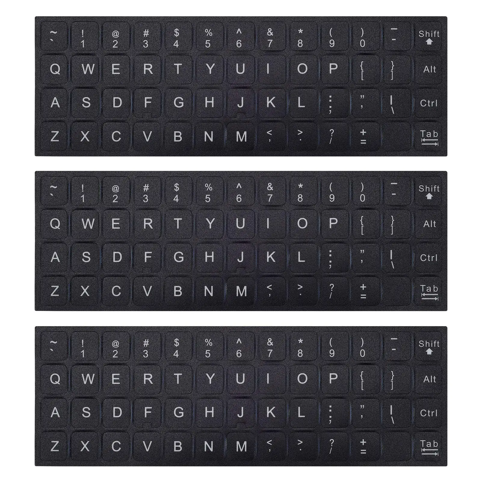 Keyboard Stickers English Spanish Italian Korean Frosted PVC Language For Laptop Desktop PC