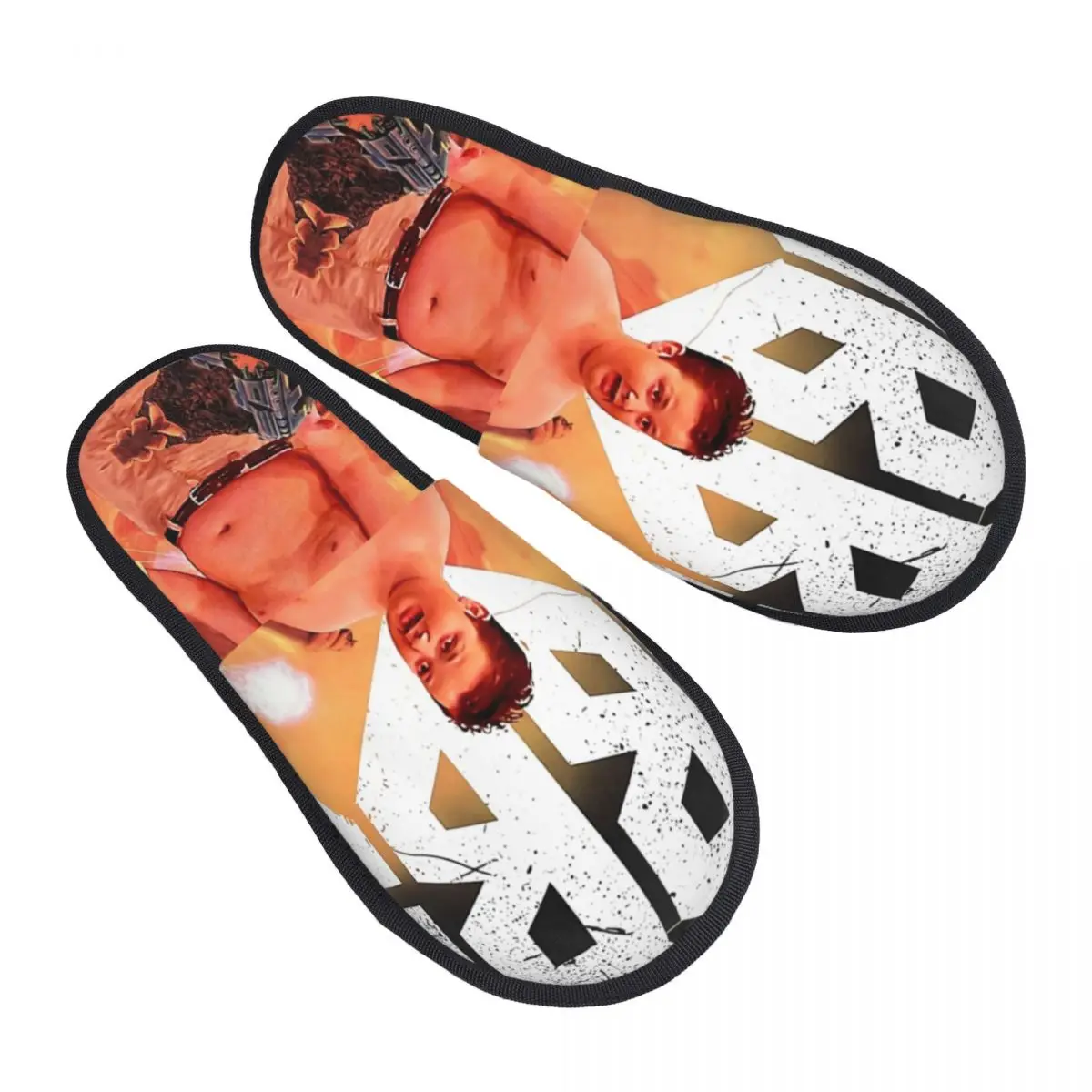 

Custom Devil And Gibby Icarly Soft Memory Foam House Slippers Women Fashion Comfy Warm Anti-skid Sole Slipper