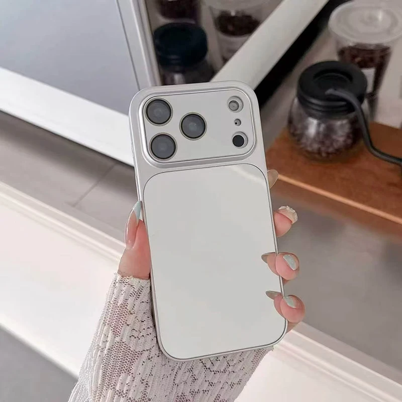 Premium Mirror Style Lens Protection Phone Case - All-Inclusive Design with Enhanced Durability
