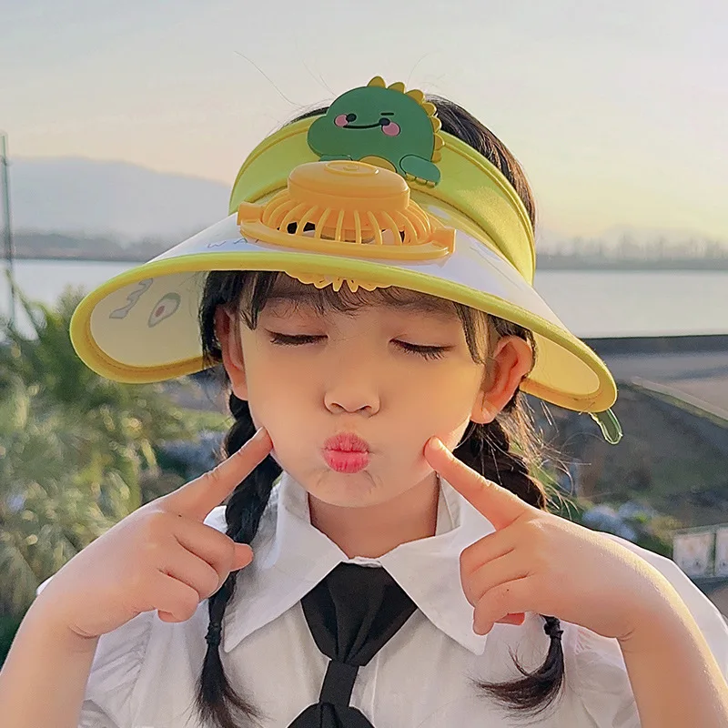 Cappello da sole con ventaglio Grande protezione solare, visiera da donna/uomo/bambino, chiusura elastica regolabile adatta per l'esterno_voghion.com