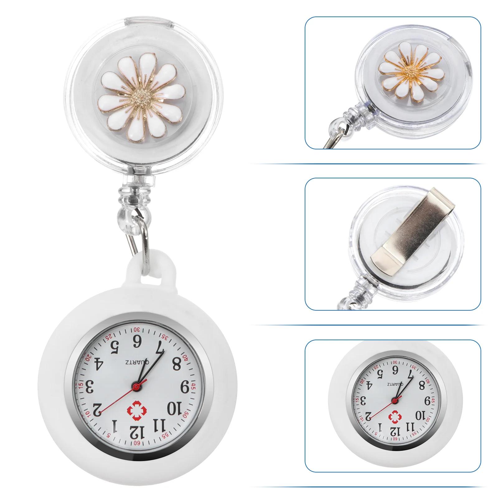 

Pocket Watch Portable Nurse Watches for Women Nursing Clip-on Alloy Fashion Nurses