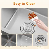 Stainless Steel Kitchen Sink Double Bowl Kitchen Sink bathroom sink stainless steel sink laundry basements bars restaurants 2