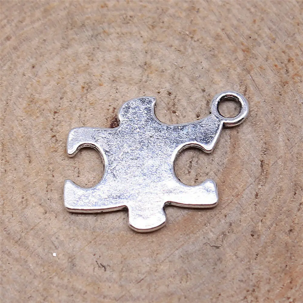 

Women Accessories Puzzle Piece Charms Jewelry And Accessories 20x14mm 20pcs