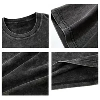 2025 Washed Vintage T-Shirts Street Hip Hop Retro Punk T Shirt women Harajuku Casual Cotton Short Sleeve Acid Wash TShirts tops - Image 4