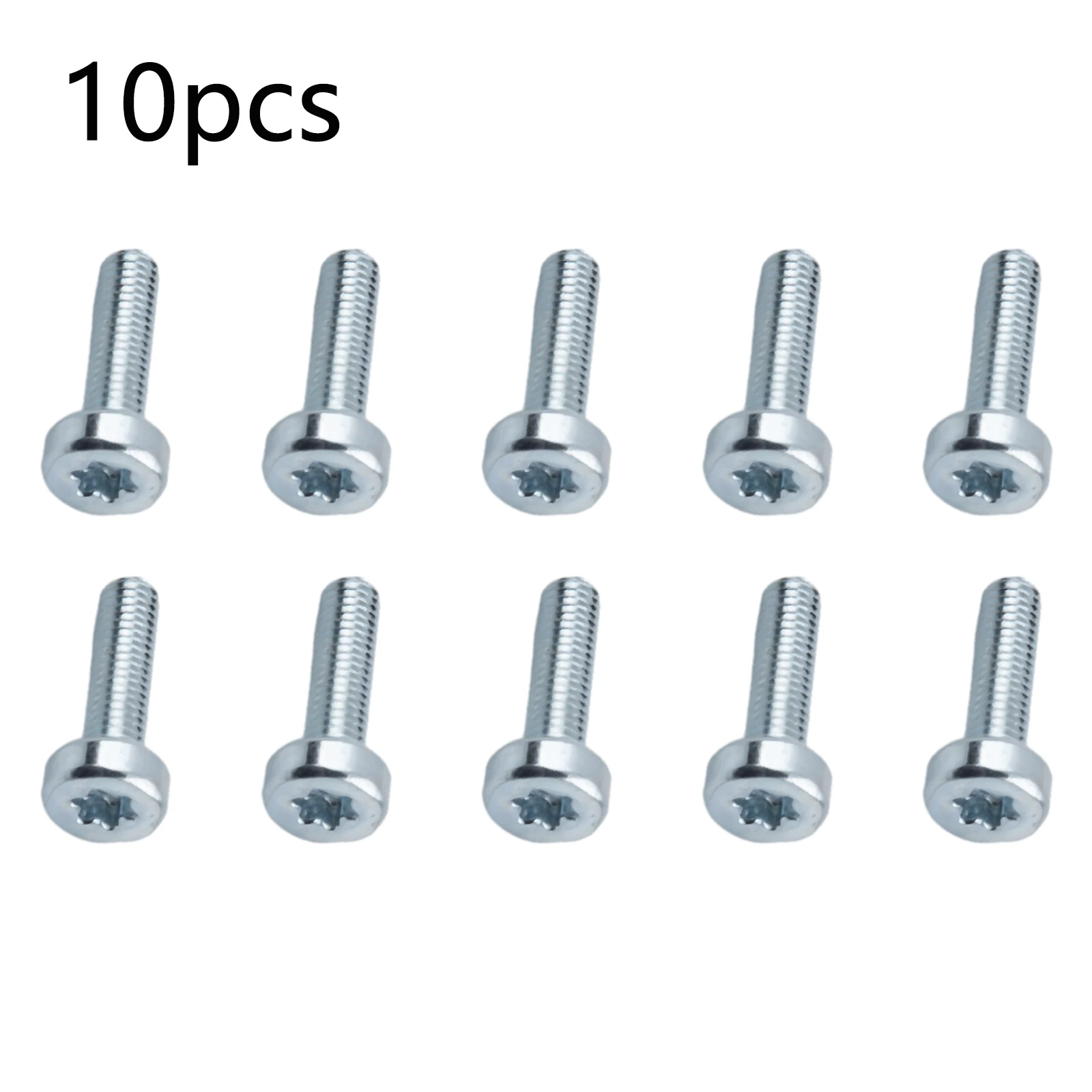 

Durable Useful Bolts For STIHL Chainsaw Portable Reliable Silver 5mmx18mm Torx 9022 371 1020 Accessories 10pcs Tools