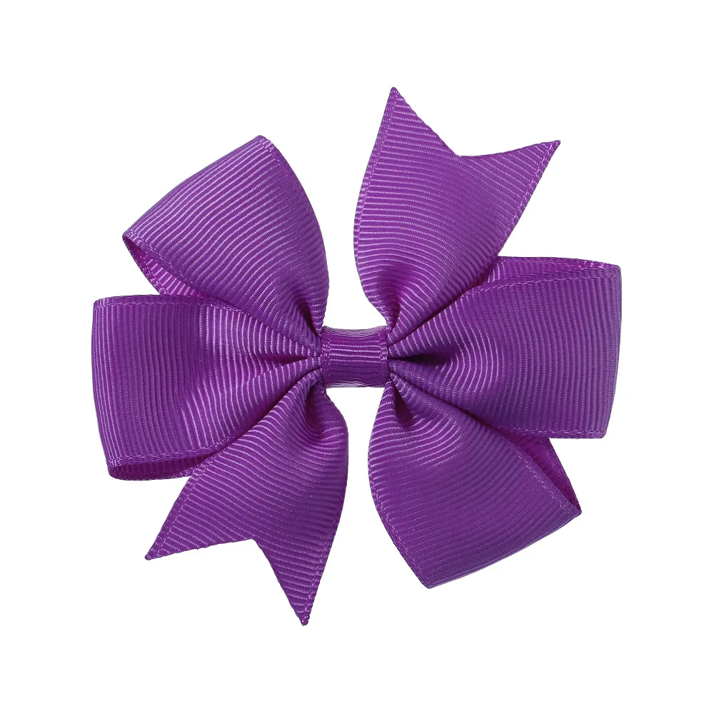 Vibrant Grosgrain Ribbon Hair Bows Clips