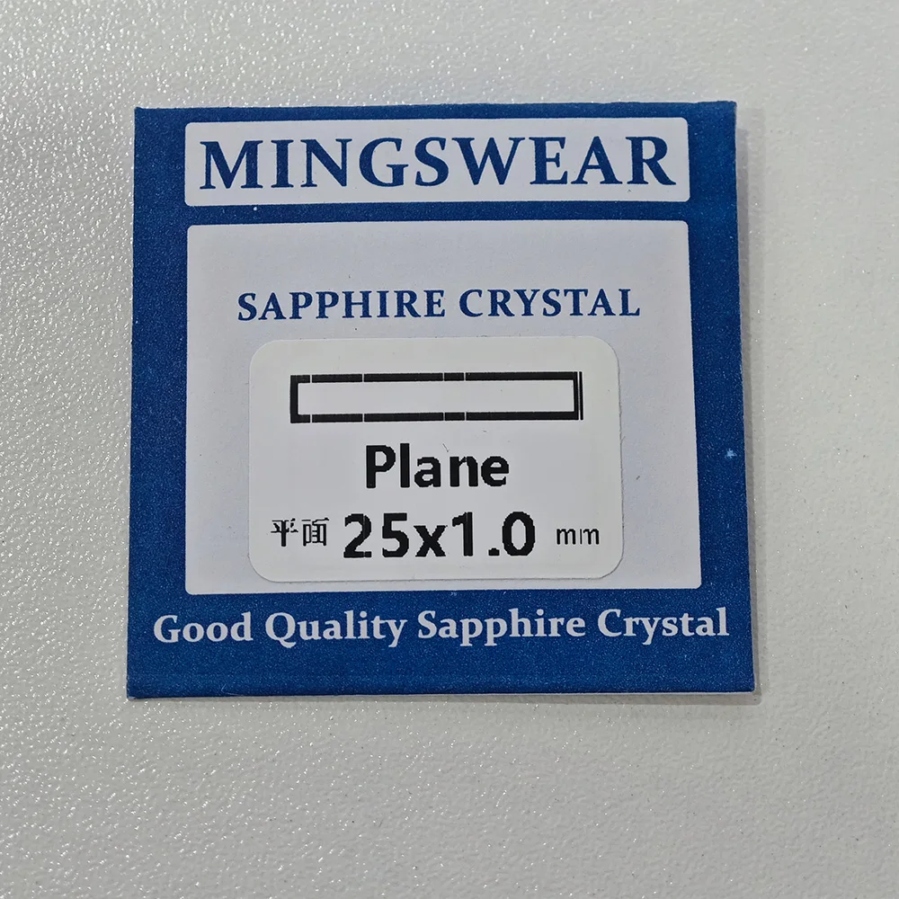 Flat Sapphire Glass 1.0-3.0mm Diameter 24-41mm for Watch
