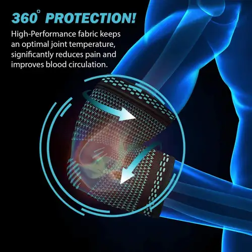 1PCS Elastic Elbow Brace Arm Sport Support Elbow Sport Safety Cotoveleira Breathable Arm Sleeve Elbow Pads Compression Coderas - Image 4