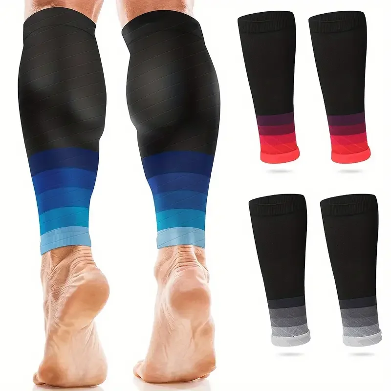 1Pair Calf Compression Sleeves Running Leg Sleeve 20-30Mmhg Socks