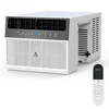 8000BTU U-Shaped Window Air Conditioner Cools up to 350 sq. ft. 6 Modes Energy Saving Quiet Operation Easy Installation Remote 1