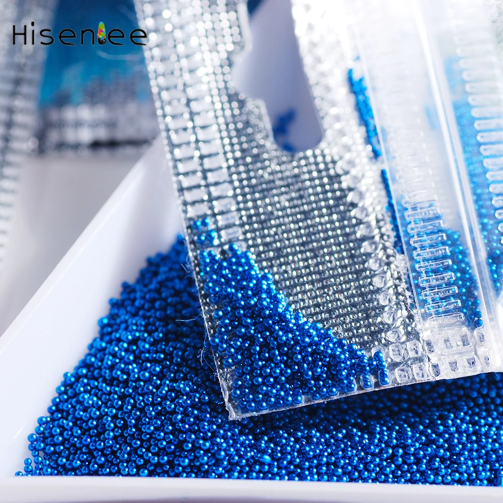 10g Mini Glass Small Beads 14Colors Caviar Beads 3D Nail Art Crystal Glitter  Rhinestones DIY Charms Nail Decorations 6