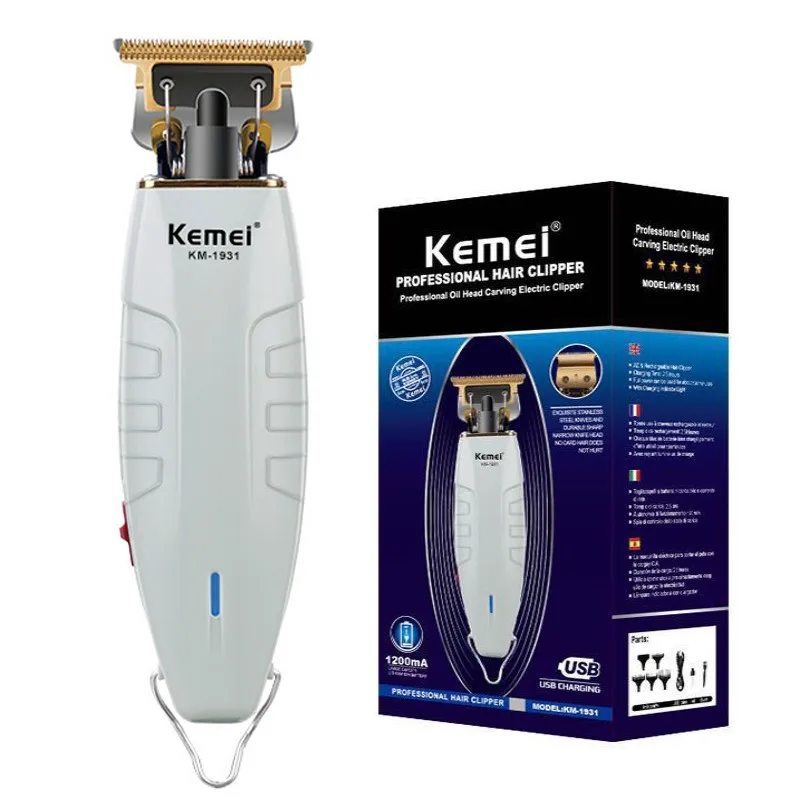 Kemei Hair Trimmer for Men Cordless Beard Hair Clipper Electric Cutting Machine Rechargeable hair clipper hair trimmer