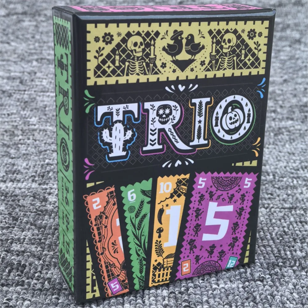 Gioco da Tavolo Strategico TRIO, Divertimento per Famiglia e Amici, 3-6 Giocatori, Gioco da Tavolo per Serate di Gioco - immagine 5