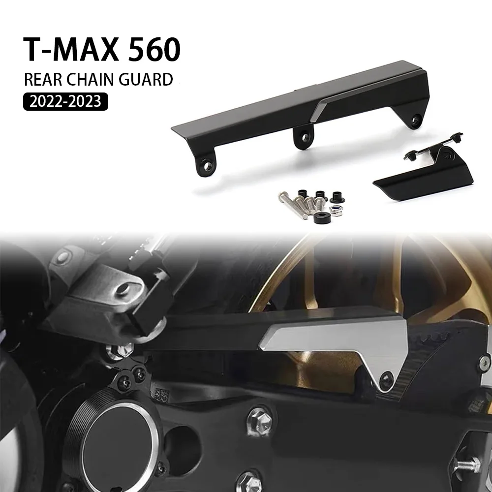

NEW Motorcycle Accessories Rear Belt Guard Chain Protector Guard Cover For Yamaha Tmax T-MAX 560 T-max560 Tmax560 2022 2023