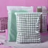 50pcs Packaging Bags Frosted Bag Zipper Plastic Bag Poly Bags Resealable Slider Closure Storage Bag Pouch for T Shirts Clothes 2
